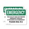 Signmission This Facility Does Not Provide, 24 in W x Rectangle, Plastic OS-2PACK-EM-P-1824-L-10423 - alternate 1